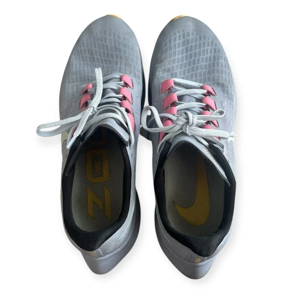 Nike Air Zoom Pegasus 37 Women’s Gray and Pink Running Shoes